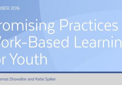 Promising Practices in Work-Based Learning for Youth